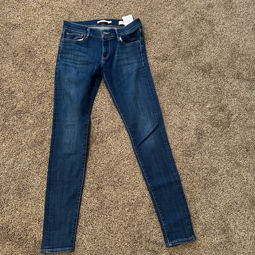 Levi's Women's Dark Blue Skinny Jeans